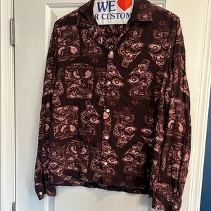 Saturdays New York City Brown Lightweight Shirt Jacket
